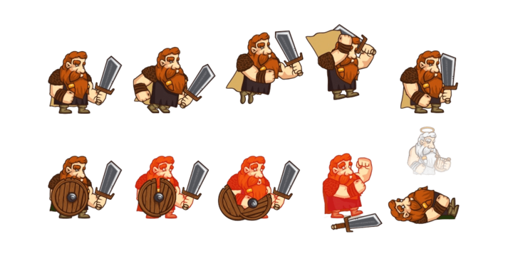 Generating sprite sheet animations with deep generative models