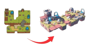 Bachelor Thesis: Image-to-Mesh Generation for a Playable 3D Level